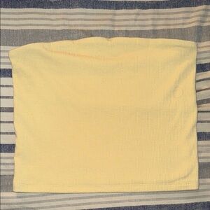 American Eagle Outfitters Light Yellow Tube Top